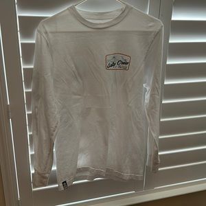 Salty Crew Men’s White Long Sleeve T-Shirt // Size SMALL